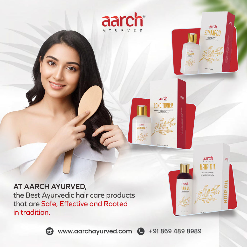 Herbal Hair Care Essentials You Can Buy Online in India from Aarch Ayurved