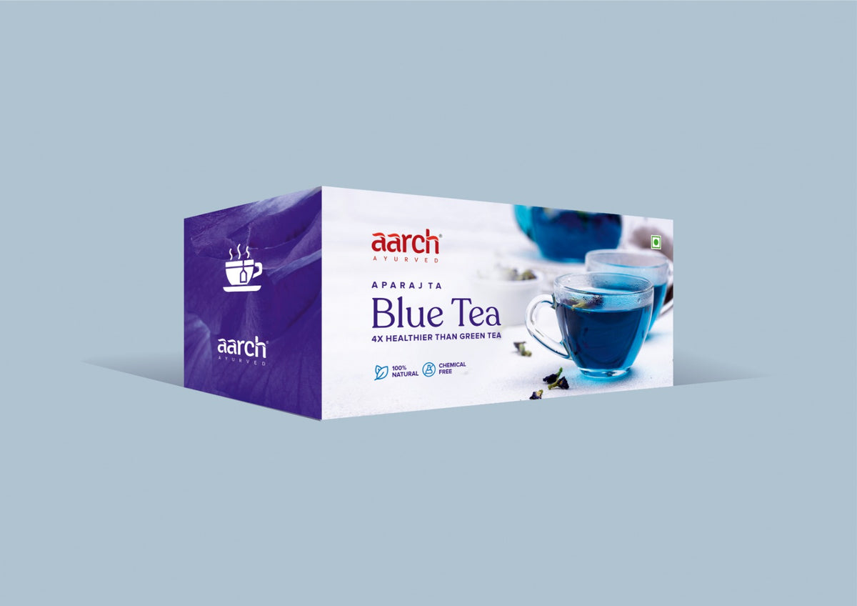 Aparajita Blue Tea | A Herbal Infusion of Calm and Care